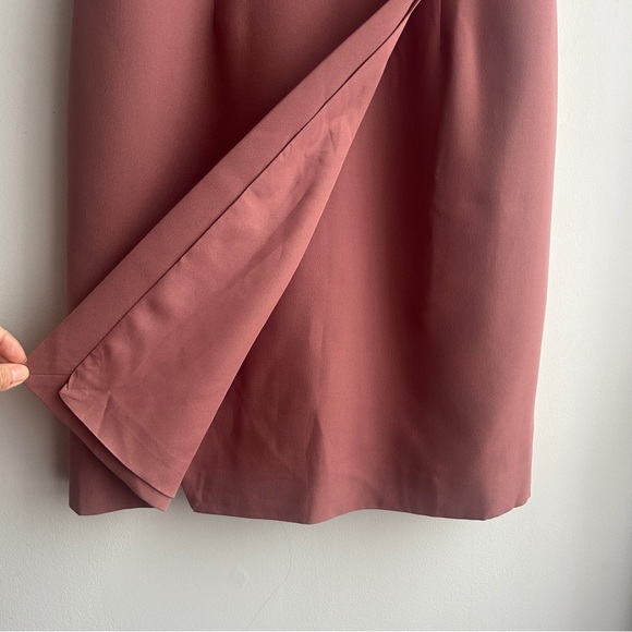 Reiss Myra - Tailored Wrap Front Dress in Pink - Picture 6 of 8